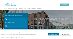 Desktop Screenshot of gezondheidscentrumdebrug.nl